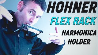 Hohner Flex Rack review. How to set up a harmonica rack. Resimi