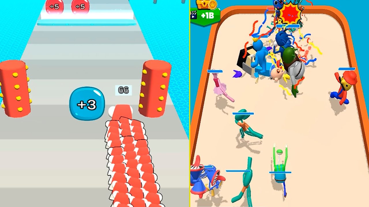 MERGE RAINBOW FRIEND RUN vs MERGE ALPHABET RUN Part 4 - YouTube