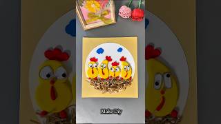 Kids Learning How to Make Cute Clay Birds 🐥😍 | Best Out of Waste Medicine Strips DIY Craft #Shorts