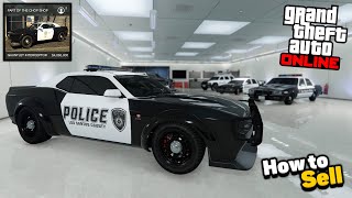 How to Sell Police Cars in GTA Online / How to sell Cop Cars in GTA 5 Online / Police Vehicles GTA V