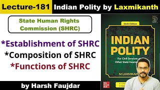 L181: State Human Rights Commission - Establishment, Composition & Functions | Polity by Laxmikanth