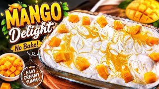 The Viral Mango Arabian Bread Pudding Recipe | Creamy Mango Delight | Mango Bread Pudding Recipe