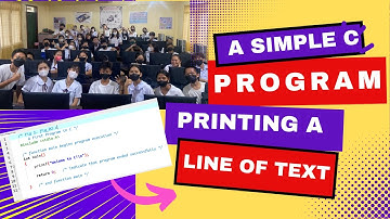 Tutorial2: A Simple C Program: Printing a Line of Text