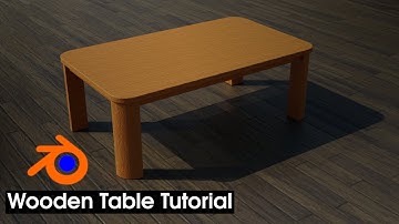Blender 2.90 - Wooden table tutorial