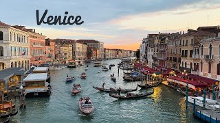 [4K]  Venice, Italy : Night Walk, Sunset at Ponte di Rialto & San Marco / Heart of Venice. 2023
