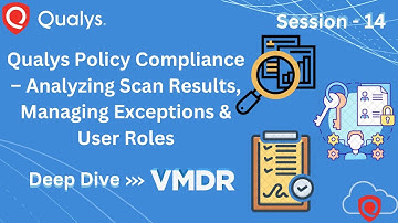 Session 14: Qualys Policy Compliance – Analysing Scan Results, Managing Exceptions & User Roles