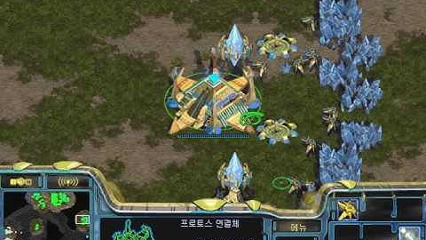 Starcraft Brood war Map Python 1.3 Protoss vs Terran (16.12.10)