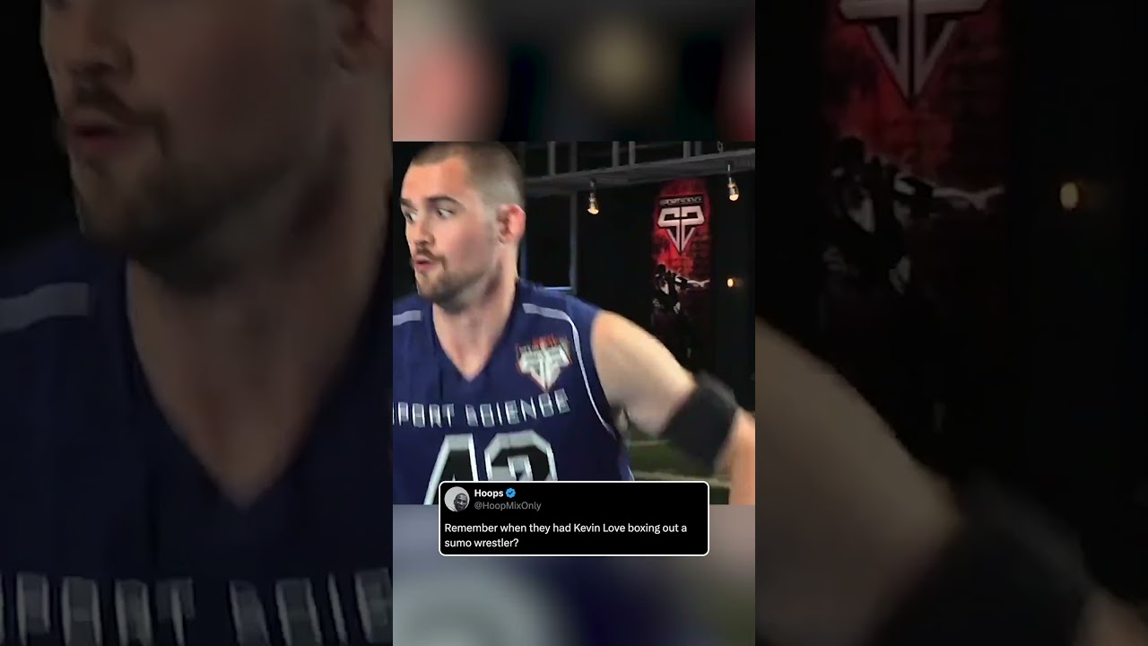 When Kevin Love boxed out a sumo wrestler 😳