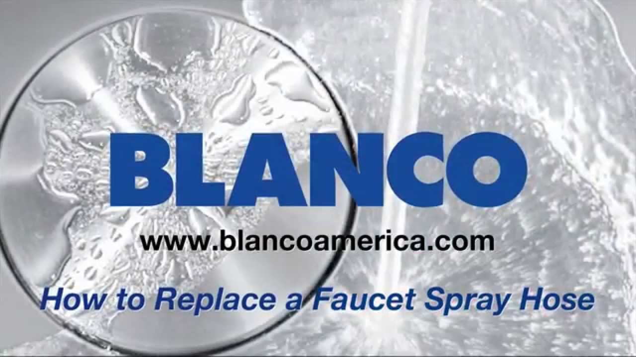 How To Replace A Faucet Spray Hose Youtube