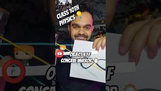 Object at F pe image infinity pe kyun banti hai? 😳👇| Concave mirror 🪞| Class 10th | Light #science