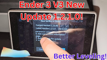 Creality Ender 3 V3 New Firmware Update 1.2.1.0 (Root Access)