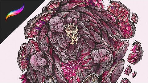 Time-lapse Ruby Geodes Prince | Character Design Challenge | Procreate