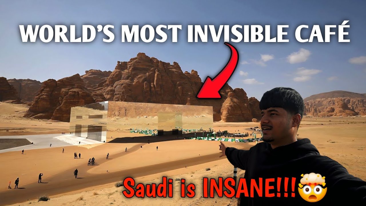 🇸🇦Saudi Arabia built the world’s most invisible café in the middle of ...