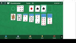 Example of an insoluble soluble Klondike game