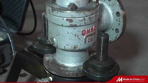 how does the portable relief valve test bench work?