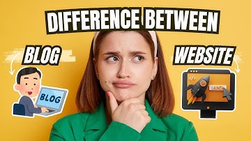 Difference Between Blog And Website |  BLOG VS WEBSITE