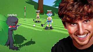 Super Battle Golf With YouTubers.. (HILARIOUS)