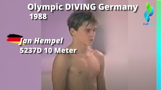 1988 Jan Hempel - Germany Diving - 5237D - Mens 10 meter diving 1988