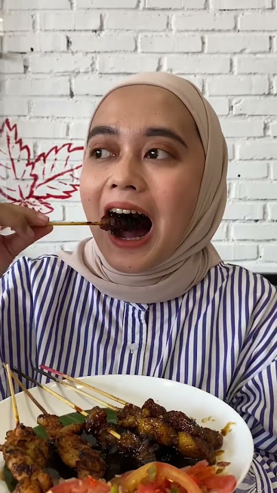 Bought all the satay because I was so crazy!! #culinarybandung #mukbang #sate #satellite #goatsate