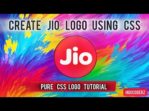 Design the Reliance Jio Logo with Pure CSS (Easy Step-by-Step!)