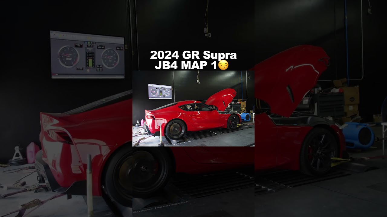 2024 Toyota Supra JB4 Map 1 Results