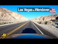 USA Road Trip - Las Vegas NV to Wendover UT in 4K