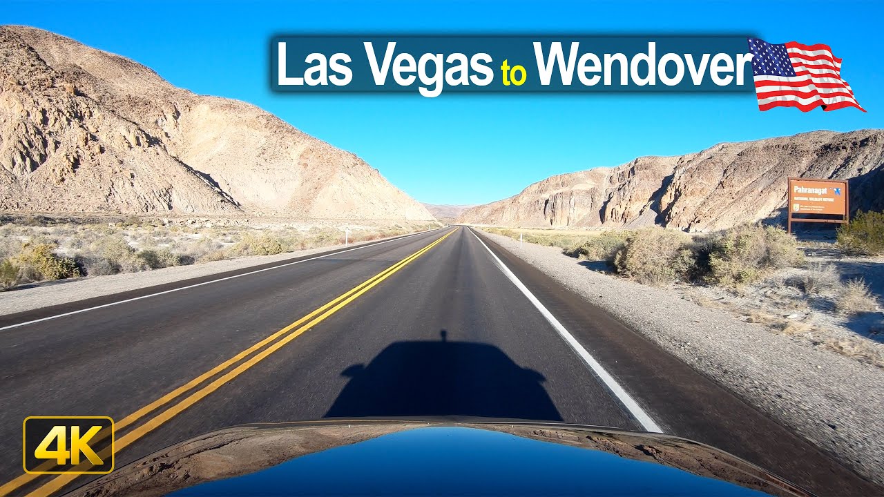 USA Road Trip Las Vegas NV to Wendover UT in 4K YouTube