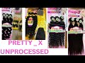 PRETTY _X PACKET HUMAN HAIR UNPROCESSED/deep wave \Kinky curls/straight/DD /REVIEW