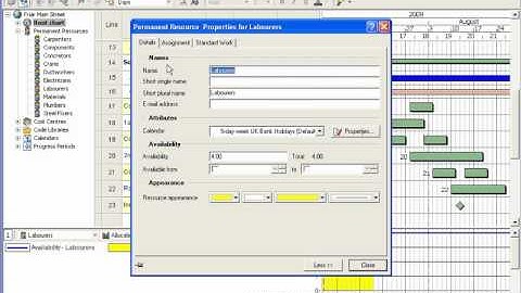 Managing Project Resources - Asta Easyplan.flv