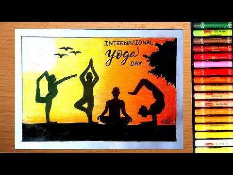 Top more than 144 yoga drawing competition best