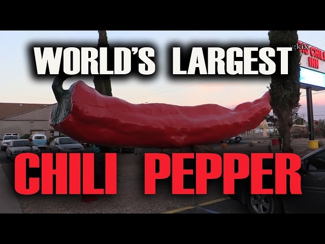 World's Largest Chili Pepper - Las Cruces, NM - YouTube