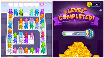 Bus jam Level 99 hard level Walkthrough Solution 