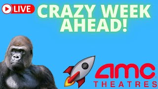 AMC STOCK LIVE AND MARKET OPEN WITH SHORT THE VIX! - CRAZY WEEK AHEAD!