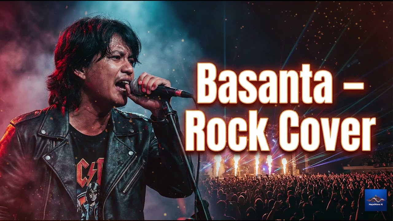 Basanta (Rock Version) | Nepali Song Rock Cover | NepaWave AI