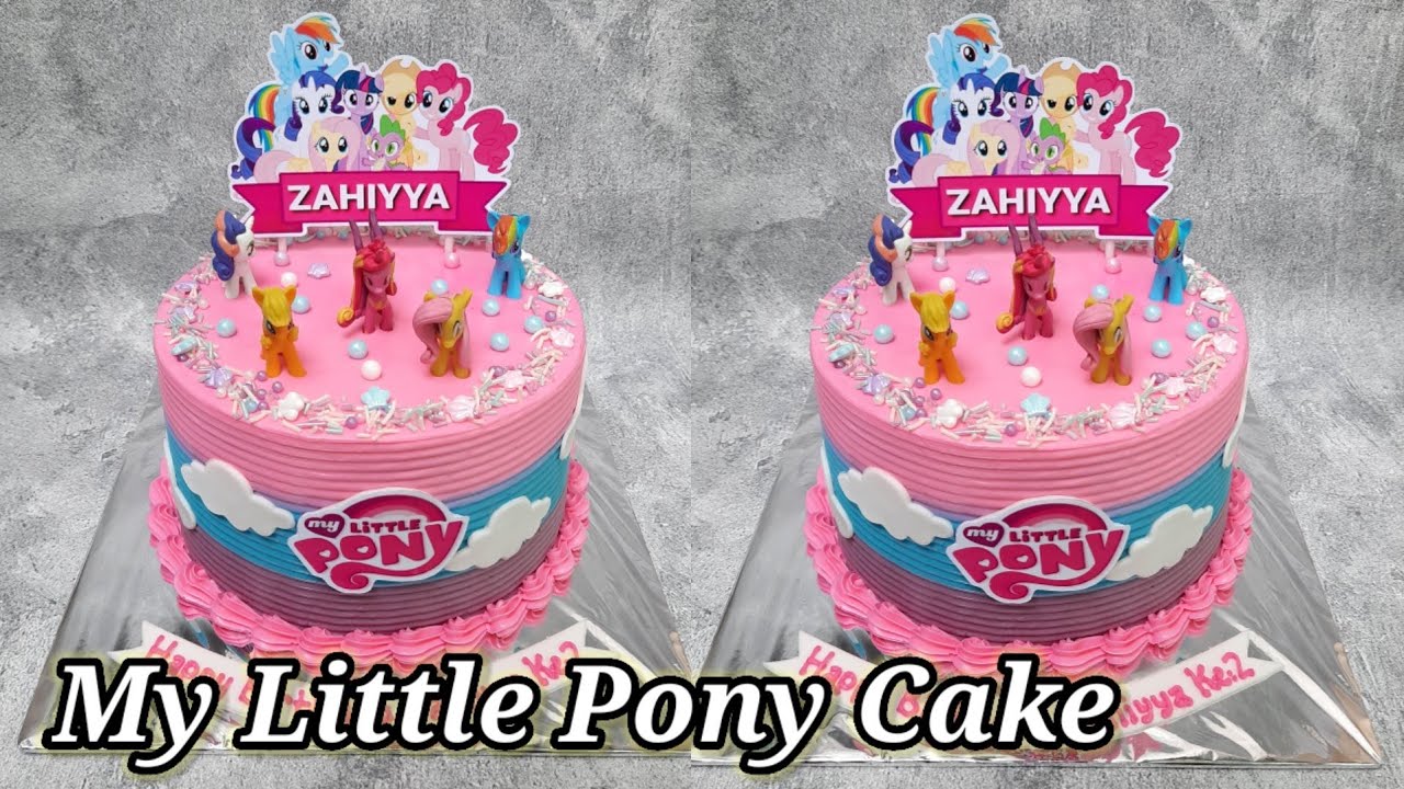 Belajar Membuat Kue Ulang Tahun Karakter Little Pony