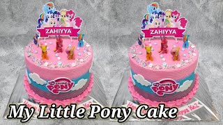 My Little Pony Cake | Cara membuat kue ulang tahun kuda poni