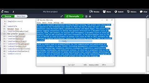 Latex tutorial for beginners -2 Use section ,subsection ,subsubsection  to organize your paragraphs