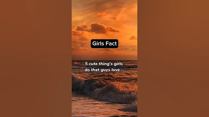 5 cute thing's girls do that guys love... #psychologyfact #facts #shorts #subscribe #girlsfacts