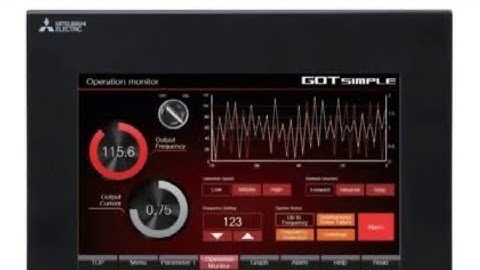 GOT-2107 MITSUBISHI HMI HOW TO READ BACKUP #mitsubishi #machine #plcprogramming #robot #india #hmi