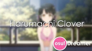 Video thumbnail of "Haramuchi Clover that is fully mapped by AI (osu!dreamer)"