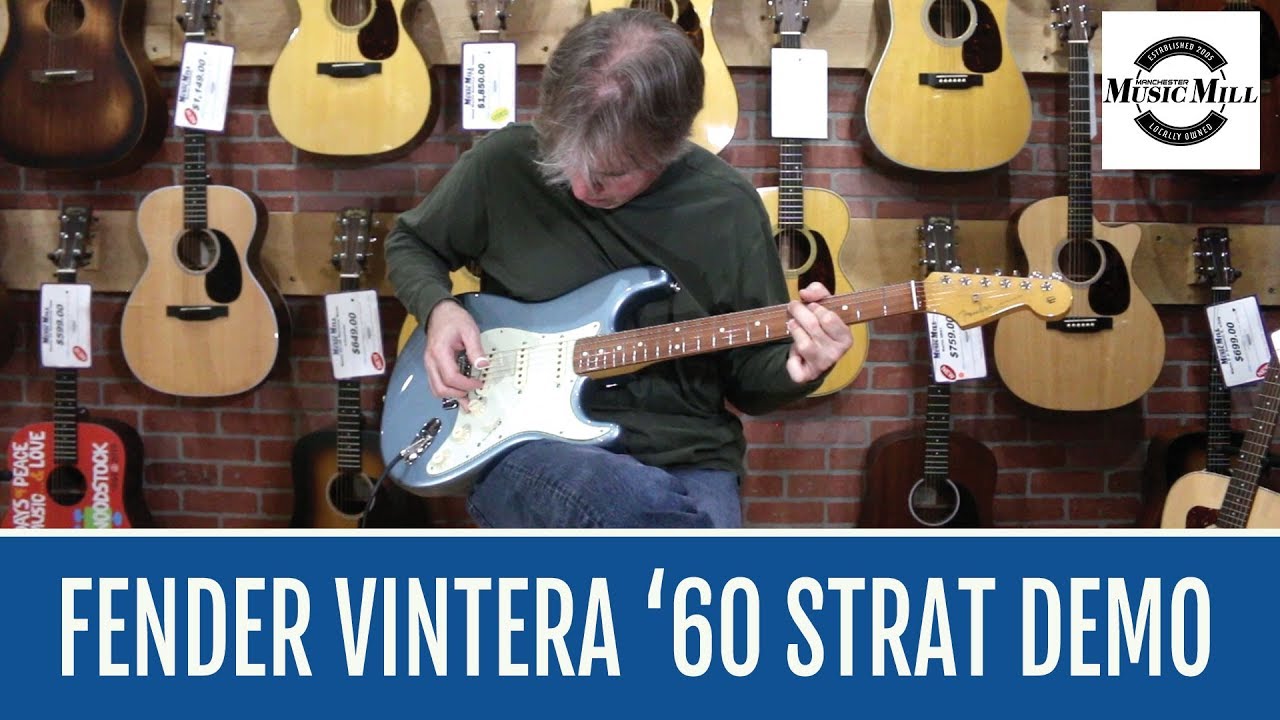Fender Vintera '60s Stratocaster - Ice Blue Metallic DEMO