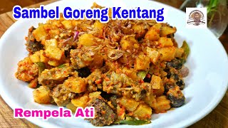 CARA MEMBUAT SAMBEL GORENG KENTANG ATI AMPELA. 