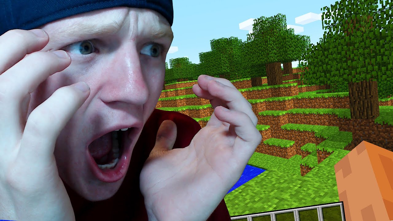 Reacting To My First Minecraft Video Youtube