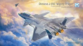1/72 中共殲-20 單/雙座隱形戰鬥機 DM 720010 / 720023
