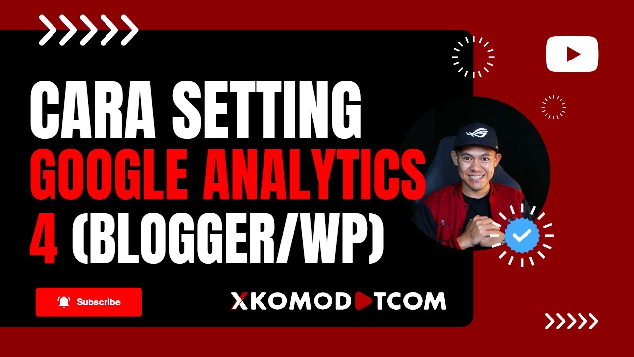 Cara setting google analytics 4 untuk wordpress dan blogger youtube