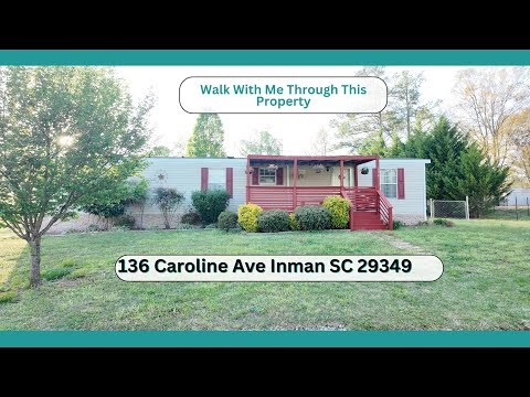136 Caroline Avenue, Inman, SC home video tour