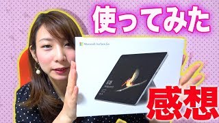 Microsoft Surface GO レビュー1ヶ月使ってみた感想 良い？悪い？