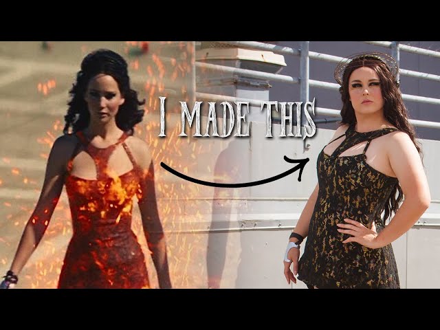 Katniss Reveals Cinna's Dress  The Hunger Games: Catching Fire