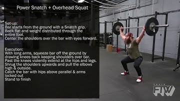 Power Snatch + Overhead Squat - Weightlifting
