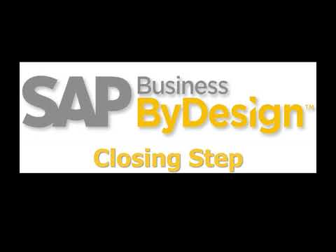 SAP Business ByDesign - Closing Period